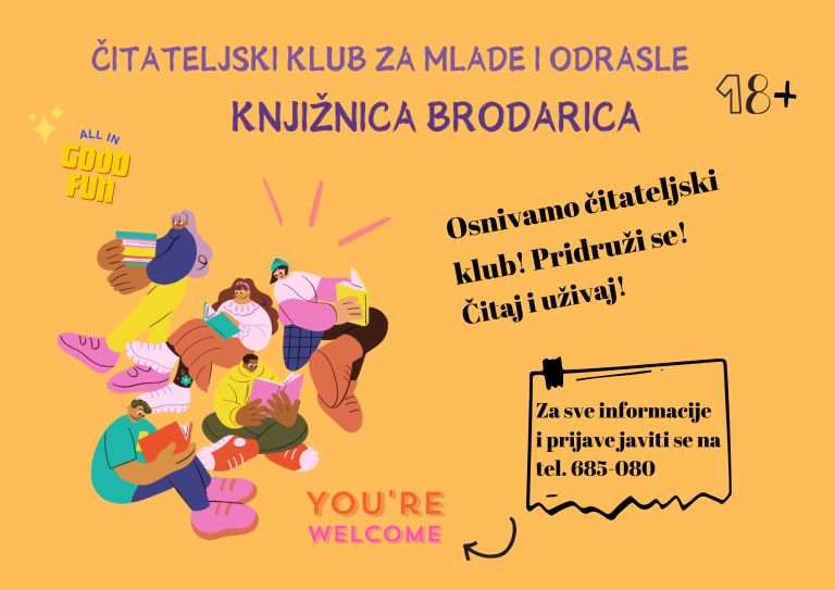 Čitateljski klub u Knjižnici Brodarica