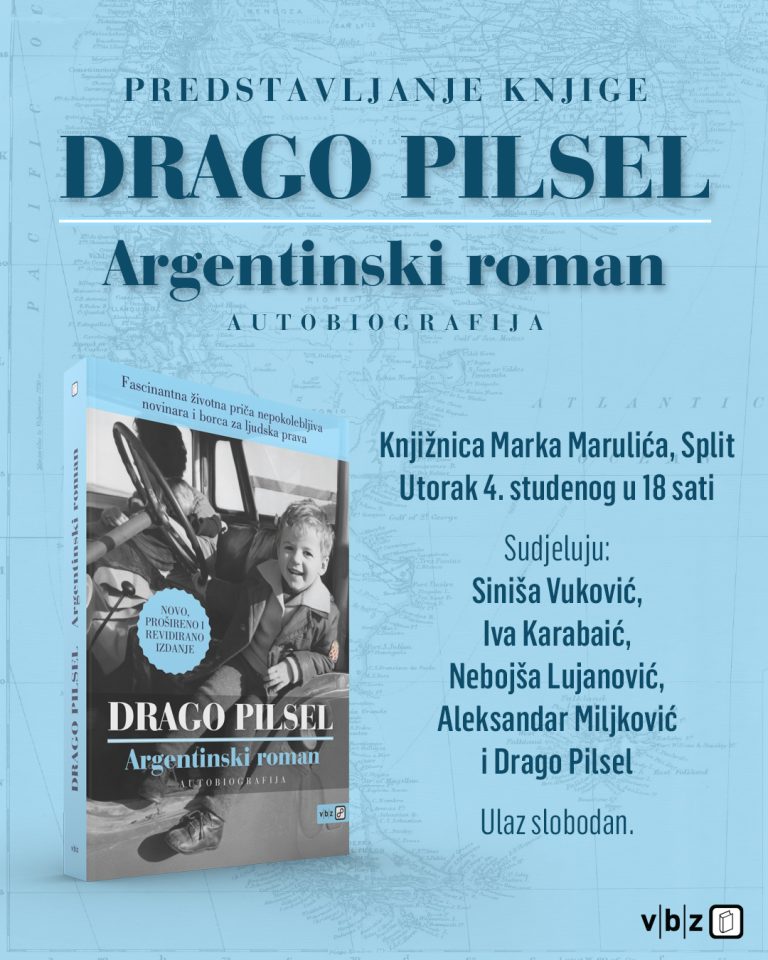 Predstavljanje knjige “Argentinski roman” Drage Pilsela