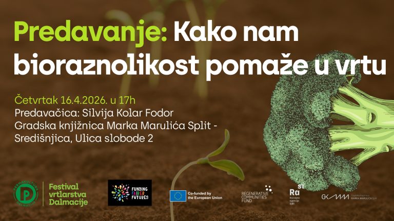 Predavanje: Kako nam bioraznolikost pomaže u vrtu