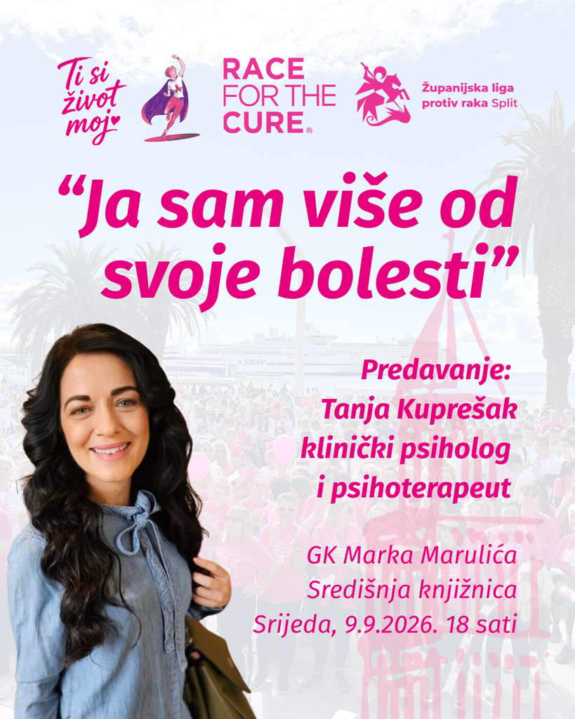 Plakat za predavanje. Sve informacije spomenute su u prethodnom tekstu.